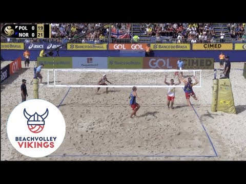 Mol.A/Sorum (NOR) vs. Fijalek/Bryl (POL) 2019 FIVB Itapema final