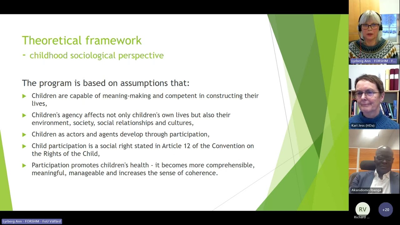 The 'Me & My Family' programme in Sweden