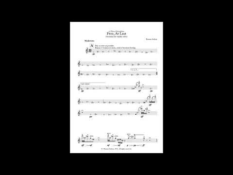 Roman Stolyar -  Free, At Last (2021, version for violin solo)