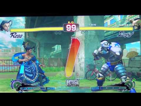 West Coast Warzone 4-USF4 Top 32- Gootecks (Rose) vs Stupendous (Zangief)
