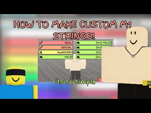 HOW TO MAKE M1 STRINGS IN JJS ┃JUJUTSU SHENANIGANS
