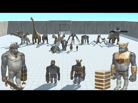 GHOR HAMMER WITH SCIMITARILLA VS ALL BOSS - Animal Revolt Battle Simulator