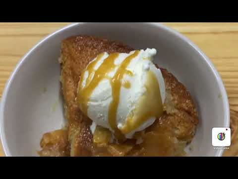 Peach cobbler/easy baked dessert/peach dessert at home