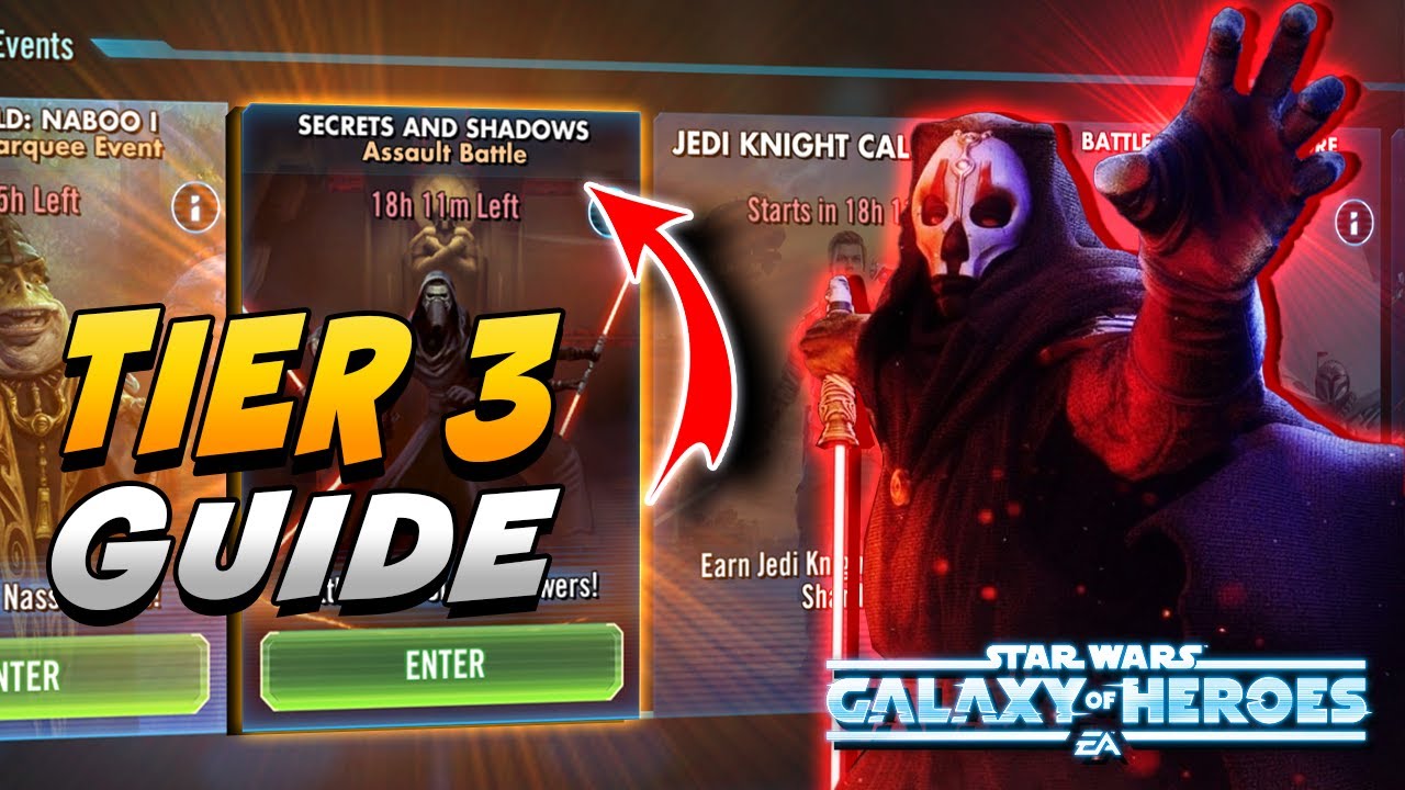Tier 3 Secrets and Shadows Assault Battle Guide...I finally did it.