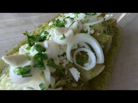 Enchiladas Verdes. How to cook chicken enchiladas verdes (Vegan enchiladas)!