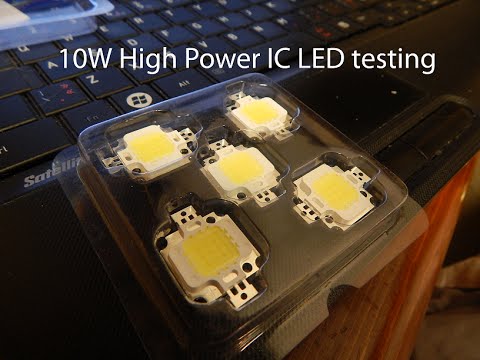 testing 10watt led's for ebike