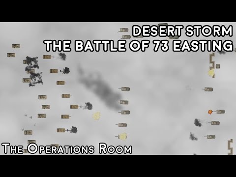 Desert Storm - The Ground War, Day 3 - The Great Tank Battle of 73 Easting - Animated