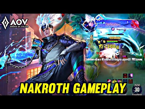 AOV: NAKROTH GAMEPLAY | IN JUNGLE - ARENA OF VALOR LIENQUANMOBILE ROV