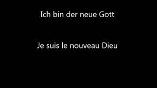Oomph! - Der Neue Gott (lyrics + traduction française)
