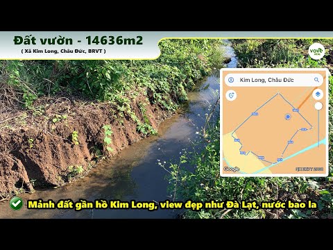 B183 - (20.490 tỷ) Bán mảnh đất có sẵn 300m2 thổ cư gần hồ Kim Long, view suối t