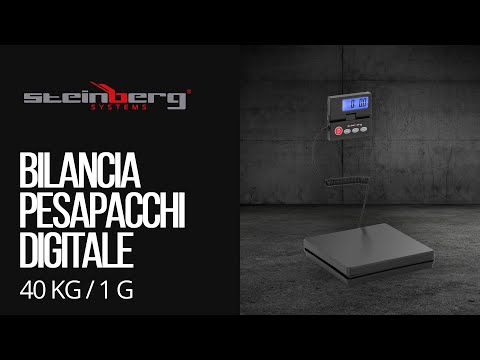 Video - Bilancia pesapacchi digitale - 40 kg / 1 g - Basic - digital - LCD esterno