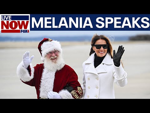 Video | First Lady Melania Trump delivers remarks, hands out toys during charity event at Marine Corps base