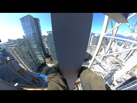 This POV Video Of An Ironworker Working On A Highrise In Vancouver Is Terrifying