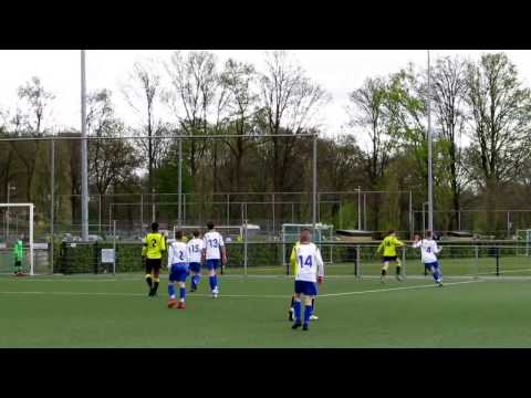 CJVV JO13-1 - SDVB JO13-1, 22 april 2017. Eindstand 7-0