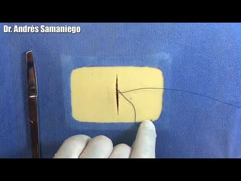 Suture | Inverted Subcutaneous Stitch | Simple Inverted Stitch | Surgery (Real Doctor)