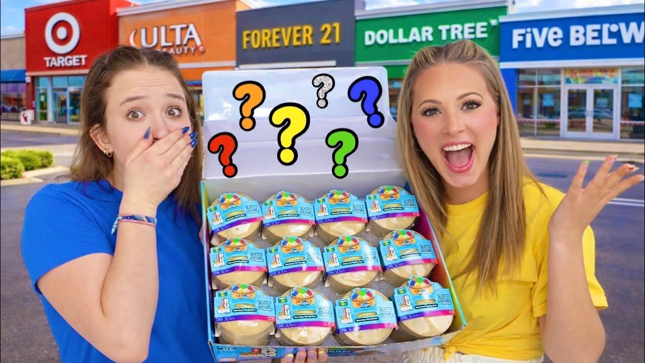 MYSTERY DUMPLINGS DECIDE WHERE WE SHOP & WHAT COLOR WE SHOP FOR 😱🌈🤞🏼#dumplings #viral #trending