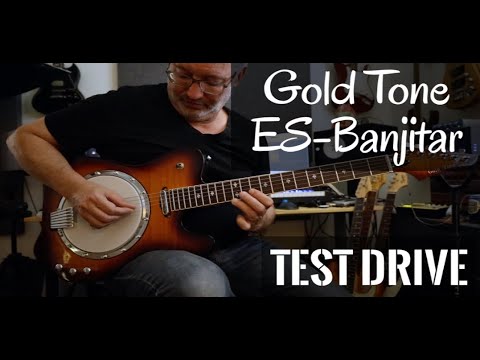 Immagine Gold Tone ES-Banjitar: Electric Banjitar with Hard Case - 11