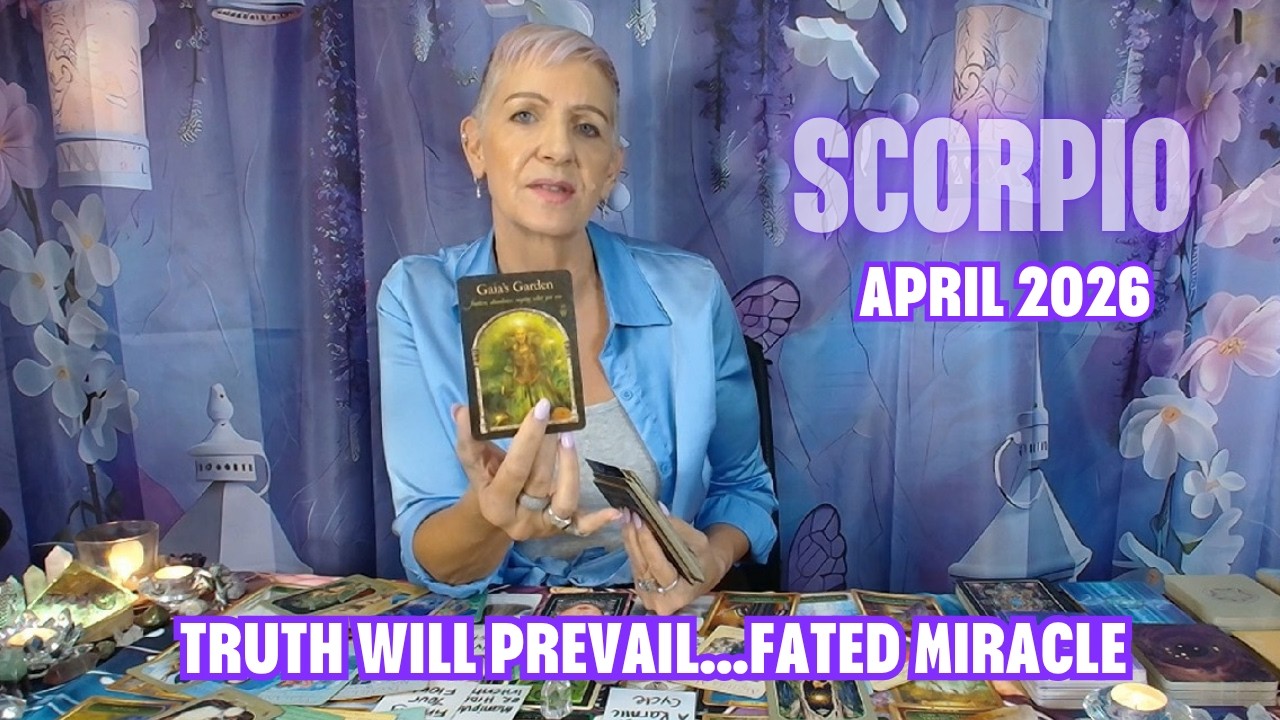 SCORPIO APRIL 2026 Truth will Prevail - Justice, Balance & Fated Miracle to Help You