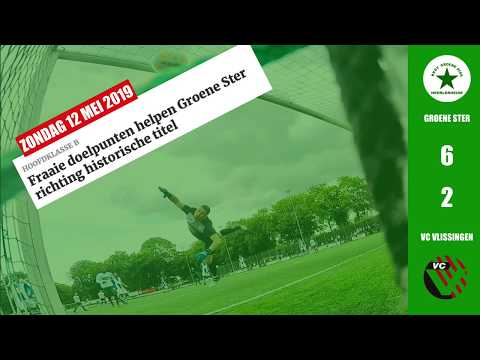 Preview doelpunten Groene Ster-VC Vlissingen 12-05-2019