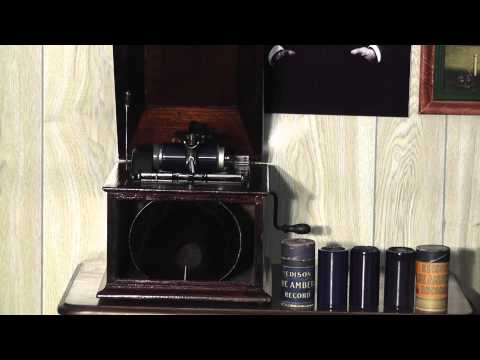 Edison blue amberol cylinder 3509 - Rigoletto Selection Part 2 by the American Symphony Orchestra