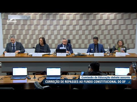 Profissionais da educação pedem correção de verbas do Fundo Constitucional do DF
