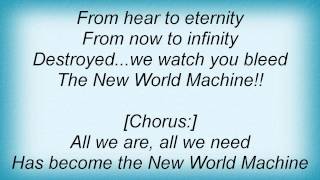 Crimson Glory - New World Machine Lyrics
