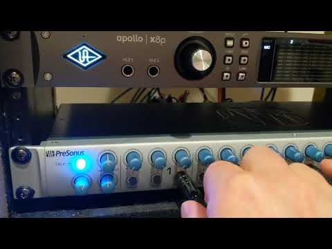Пример использования усилителя для наушников Presonus HP60
