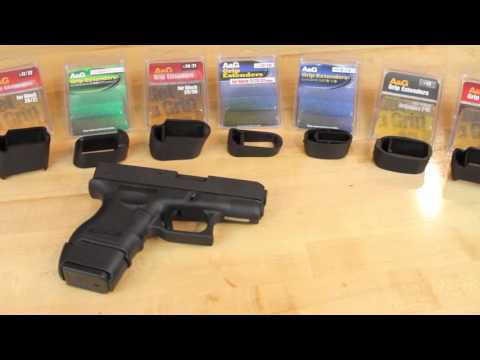 Increase the capacity of your handgun using a Pachmayr Grip Extender.
