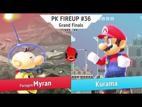 Myran (Olimar) vs Kurama (Mario) - PK Fireup #36 Grand Finals