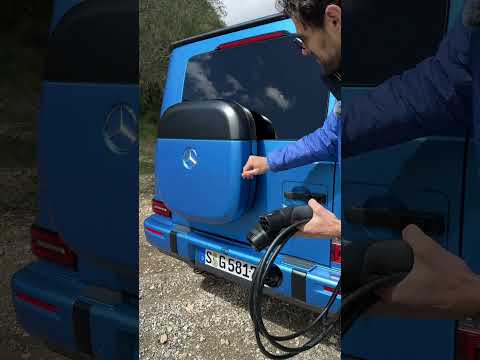 Thumbnail for Do you prefer to have the Spare Wheel Instead 🤔? 2024 Mercedes G580 EV #shorts by Car