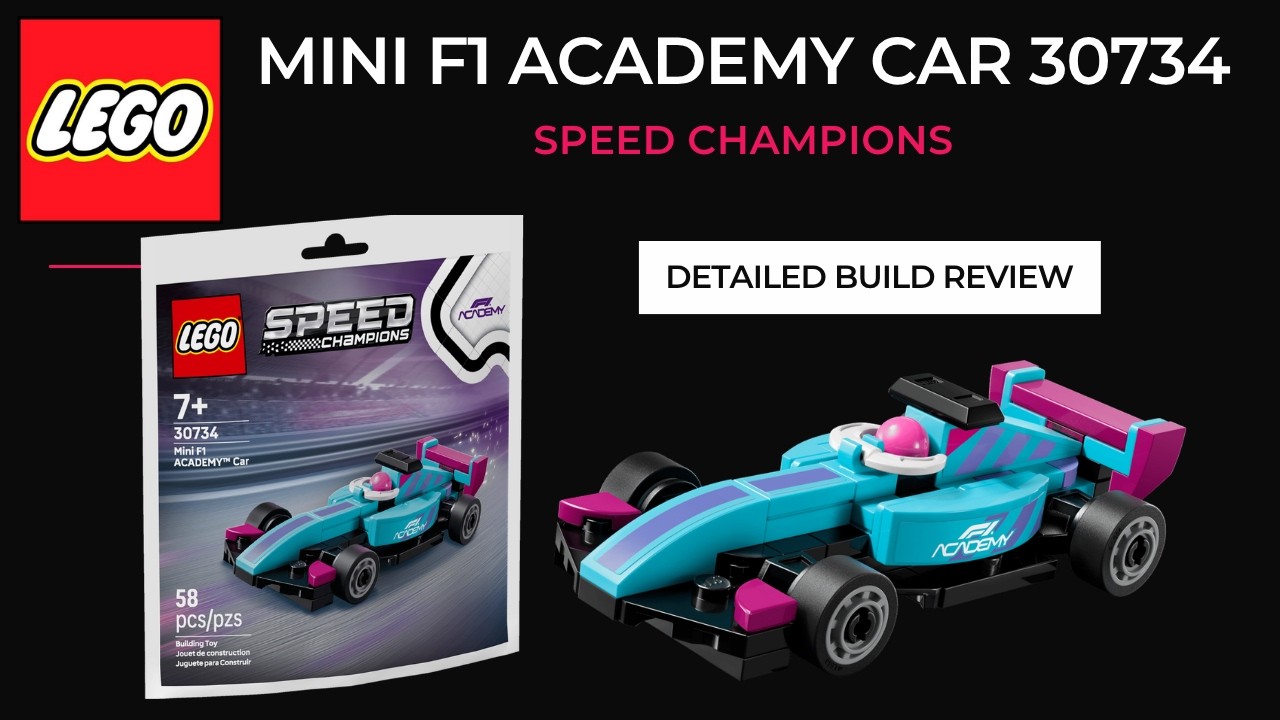 This Tiny LEGO Car Is a Trap — F1 Academy Mini Car Speed Champions #30734