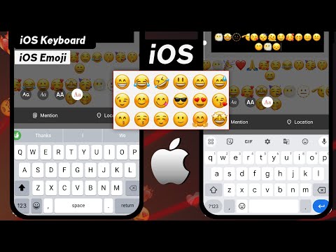 iPhone Keyboard On Android & iOS Emojis 😏 ios keyboard on android !