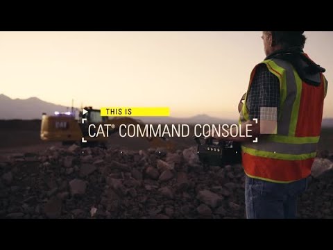 Cat Command Console for Excavators