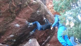 Video thumbnail de Abre los ojos, 7c+. Albarracín