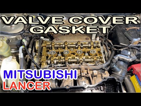 HOW TO REPLACED VALVE COVER GASKET MITSUBISHI LANCER