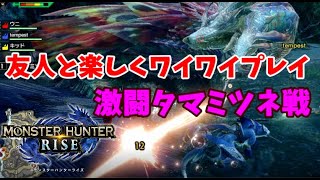 モンハンライズで友人とタマミツネと大接戦！ モンハンライズ体験版＃１【ＭＨＲｉｓｅＤＥＭＯ】