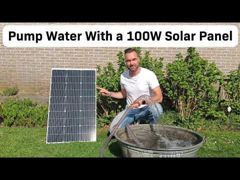 Solar Water Pump for Pond, Irrigation, Fountain or Sump DIY