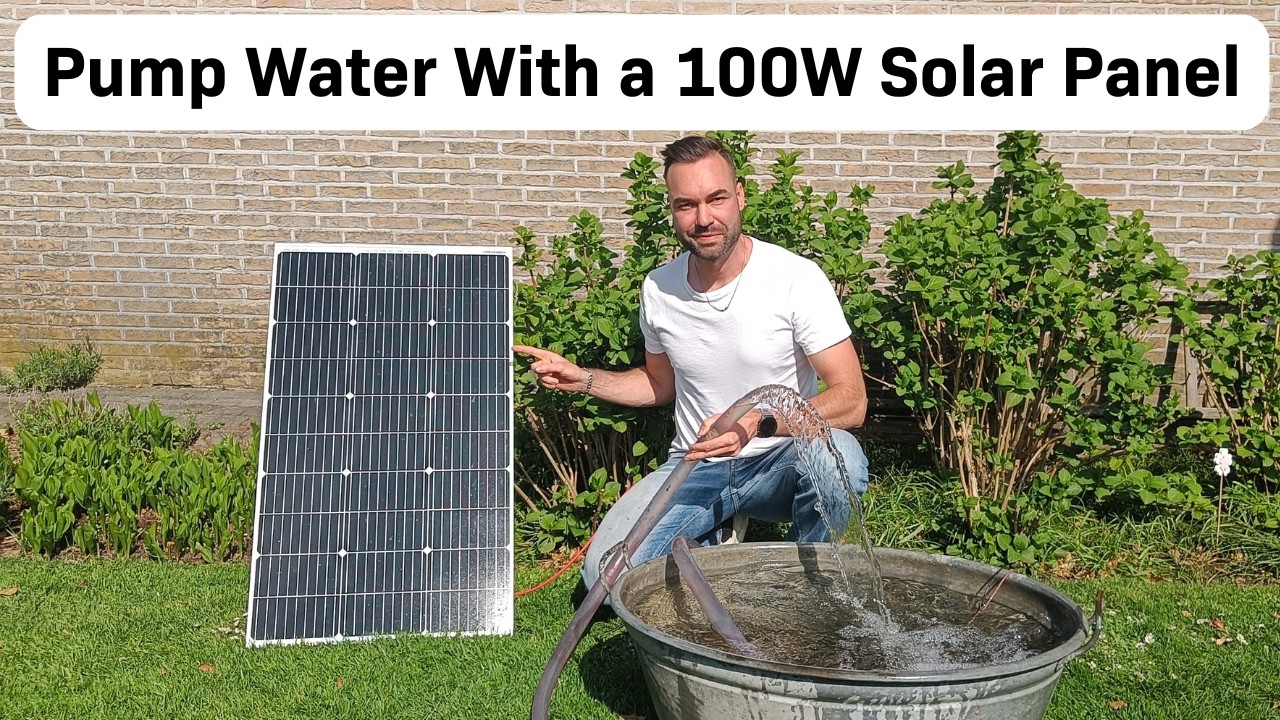 Solar Water Pump for Pond, Irrigation, Fountain or Sump DIY
