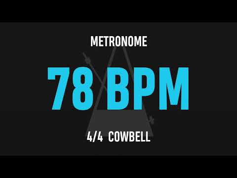 78 BPM 4/4 - Best Metronome (Cowbell)