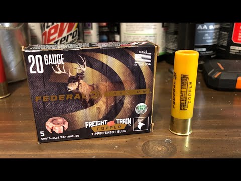 Federal 20 Gauge 3” Freight Train Copper Sabot Slug - Breakdown