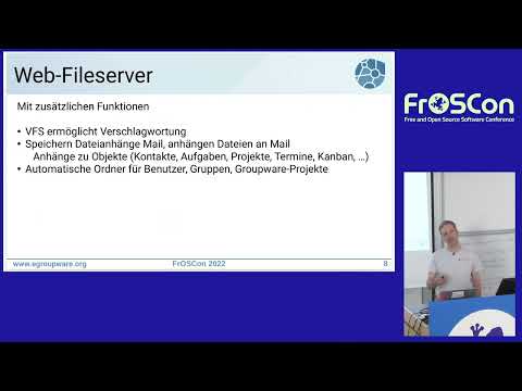 EGroupware auf der FrOSCon 2022: Fileserver online