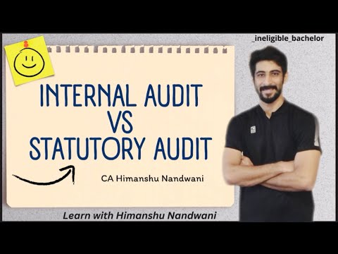 Internal Audit vs Statutory Audit | Auditing | TY BCom Sem 5 | IPCC | ICAI | #himanshunandwani
