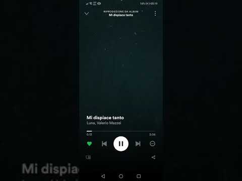 MI DISPIACE TANTO TESTO VALERIO MAZZEI ft. LUNA