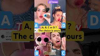 Download lagu A, B, C or D ? The choice is yours ? #viral #abcd #challenge #funny #668 mp3 Download lagu A, B, C or D ? The choice is yours ? #viral #abcd #challenge #funny #668 mp3