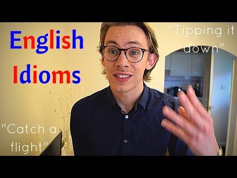 英語のイディオム。ティッピング・イット・ダウン (English Idiom: Tipping It Down)