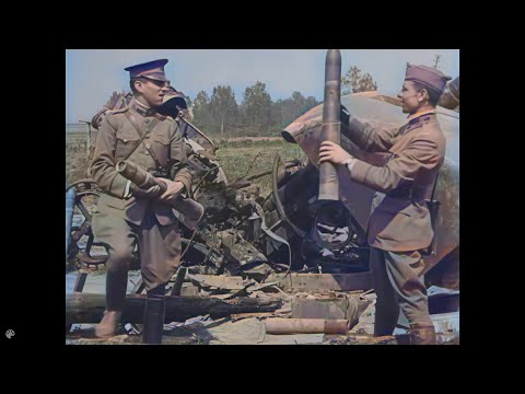 Occupation of Champagne | WW1| (1918) | [1080pHD] | Colorized | AI Enhanced