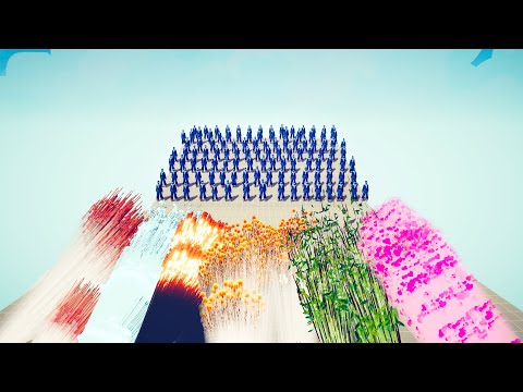 100x TAEKWONDO vs 5x EVERY GOD - Totally Accurate Battle Simulator TABS