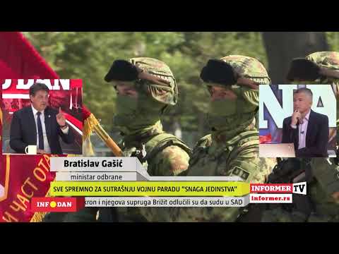 INFO DAN - Sve spremno za vojnu paradu Snaga jedinstva