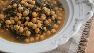 Receta de potaje de garbanzos en olla rápida