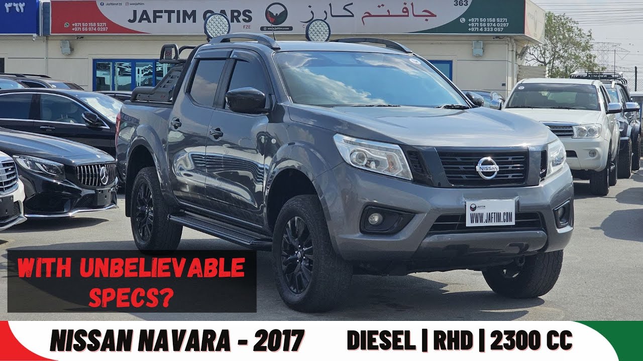 Nissan Navara SPORTS BAR WITH PROJECTED LIGHTS | RIGHT-HAND-DRIVE | TRAILER HITCH video